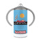 Race Car 12 oz Stainless Steel Sippy Cups - FRONT