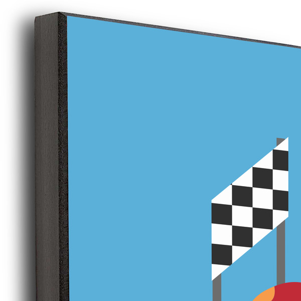 Race Car 12x12 Wood Print - Closeup
