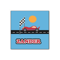 Race Car Wood Print - 12x12 (Personalized)