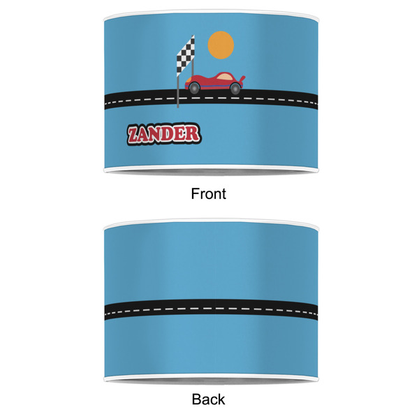 Race Car 16" Drum Lampshade - APPROVAL (Poly Film)