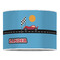 Race Car 16" Drum Lampshade - FRONT (Poly Film)
