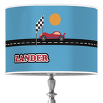 Race Car Drum Lamp Shade (Personalized)