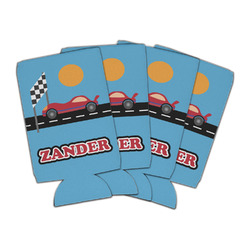 Race Car Can Cooler (16 oz) - Set of 4 (Personalized)