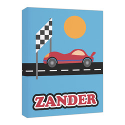 Race Car Canvas Print - 16x20 (Personalized)