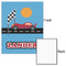 Race Car 16x20 - Matte Poster - Front & Back