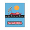 Race Car Wood Print - 16x20 (Personalized)