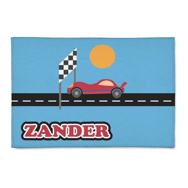 Custom Race Car 2' x 3' Indoor Area Rug (Personalized)