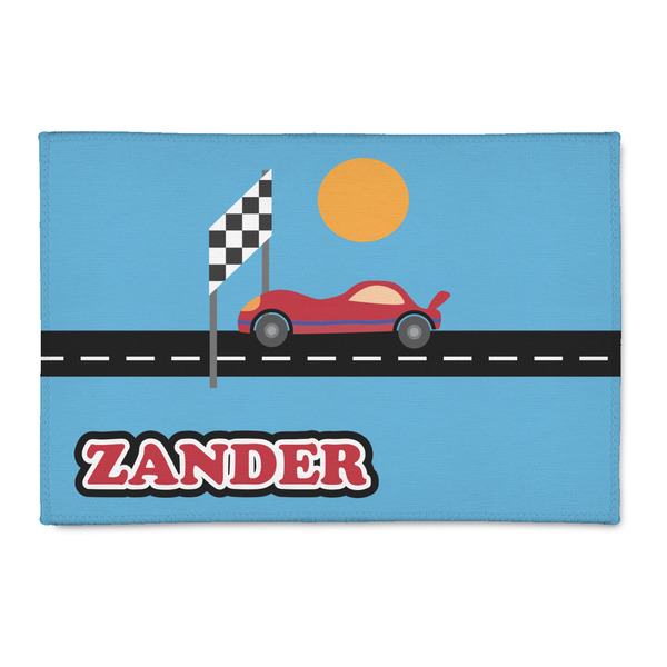 Custom Race Car 2' x 3' Patio Rug (Personalized)