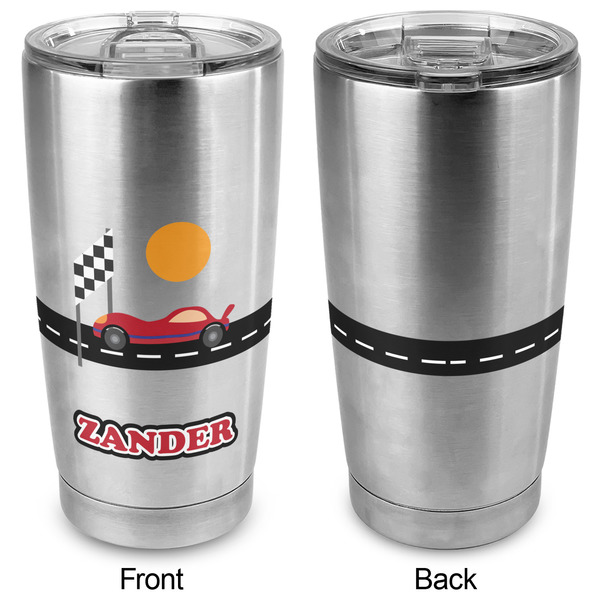 Race Car 20oz SS Tumbler - Full Print - Approval