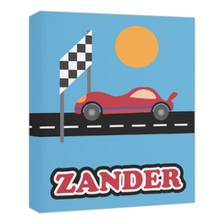Race Car Canvas Print - 20x24 (Personalized)