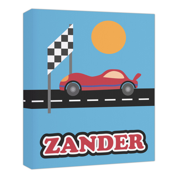 Custom Race Car Canvas Print - 20x24 (Personalized)