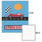 Race Car 20x24 - Matte Poster - Front & Back