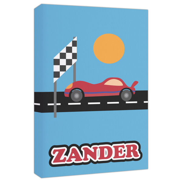 Custom Race Car Canvas Print - 20x30 (Personalized)