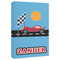 Race Car 20x30 - Canvas Print - Angled View