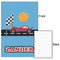 Race Car 20x30 - Matte Poster - Front & Back