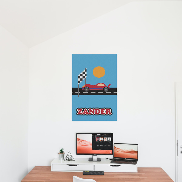 Race Car 20x30 - Matte Poster - On the Wall