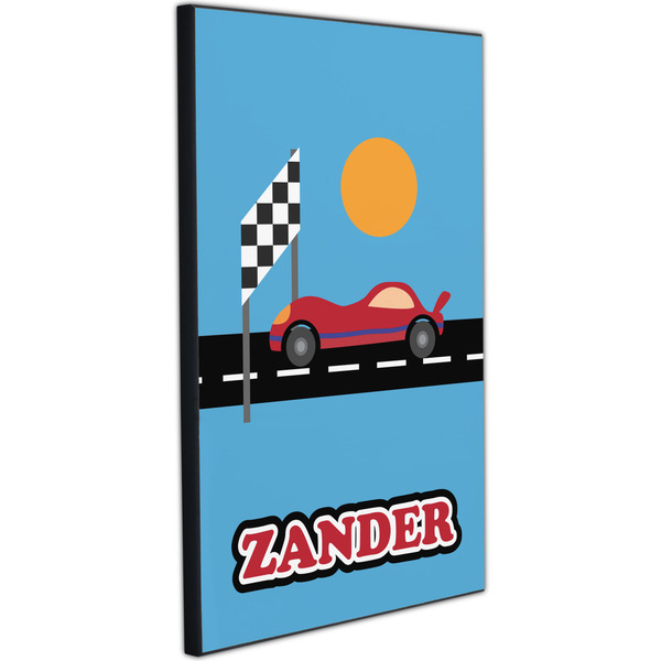 Race Car 20x30 Wood Print - Angle View
