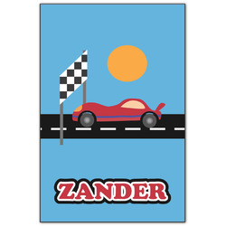 Race Car Wood Print - 20x30 (Personalized)