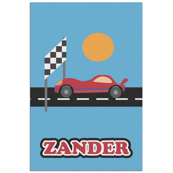 Custom Race Car Poster - Matte - 24x36 (Personalized)
