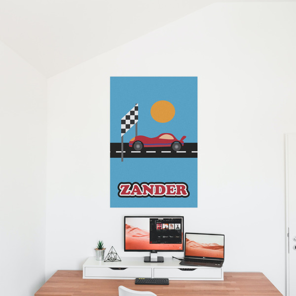 Race Car 24x36 - Matte Poster - On the Wall