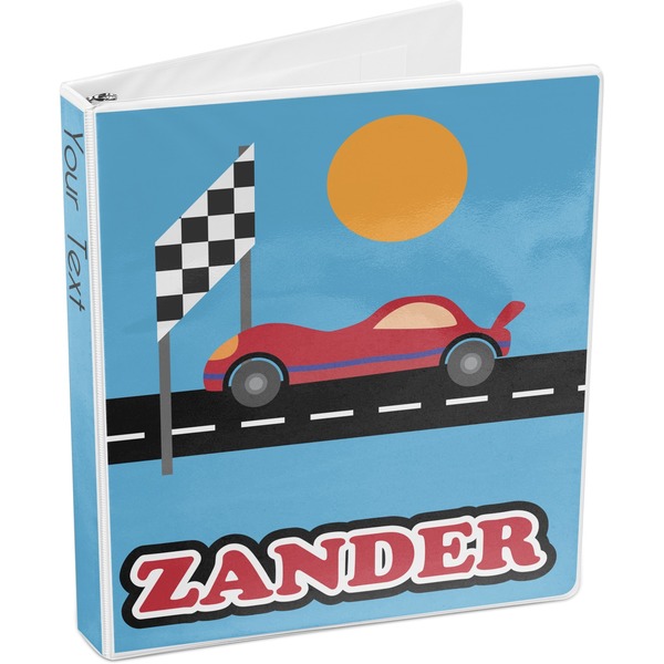 Race Car 3-Ring Binder 3/4 - Main