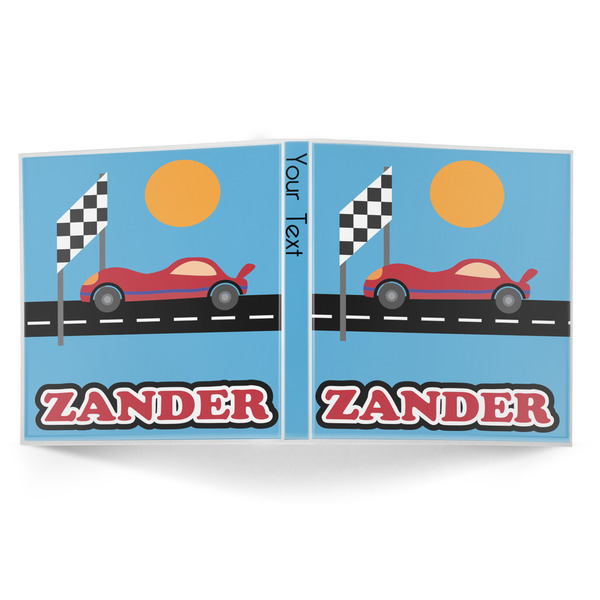 Race Car 3-Ring Binder Approval- 1in