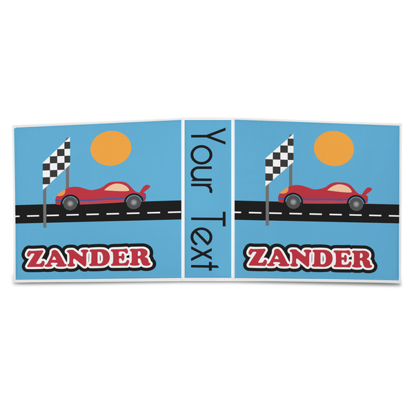 Race Car 3-Ring Binder Approval- 3in