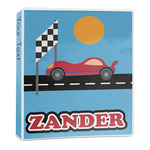 Race Car 3-Ring Binder - 1 inch (Personalized)