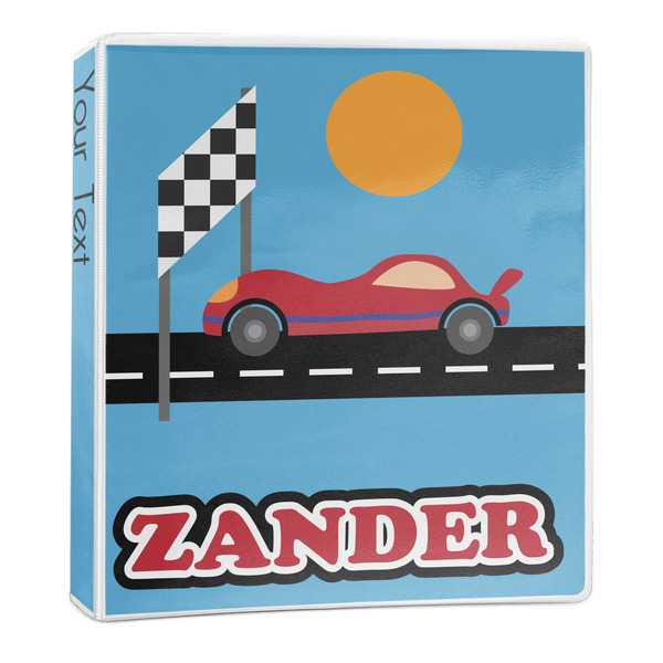 Race Car 3-Ring Binder Main- 1in