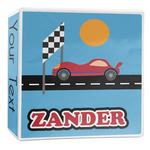 Race Car 3-Ring Binder - 2 inch (Personalized)