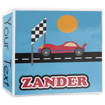 Race Car 3-Ring Binder - 3 inch (Personalized)