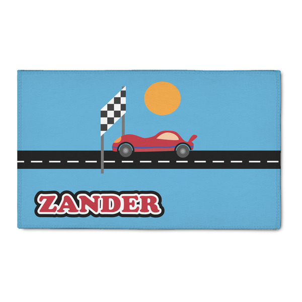 Custom Race Car 3' x 5' Indoor Area Rug (Personalized)