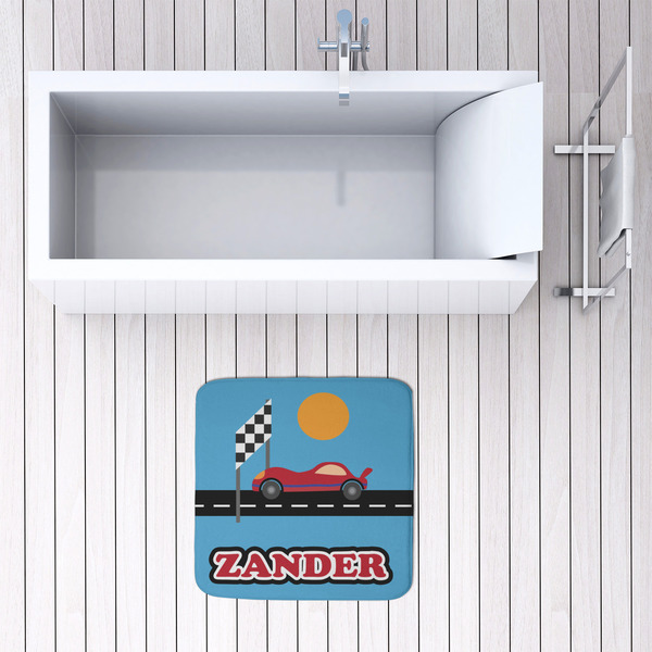 Race Car 48x48 Foam Memory Mat - LIFESTYLE