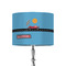 Race Car 8" Drum Lamp Shade - Fabric (Personalized)