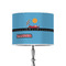 Race Car 8" Drum Lampshade - ON STAND (Poly Film)