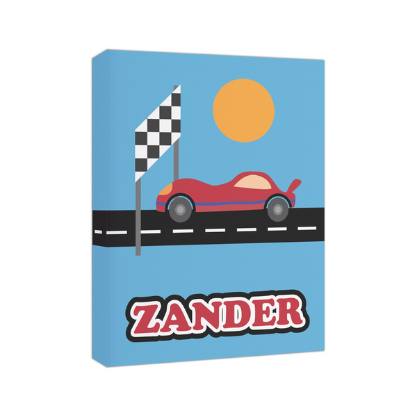 Race Car 8x10 - Canvas Print - Angled View