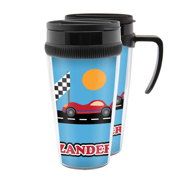 Custom Race Car Acrylic Travel Mug (Personalized)