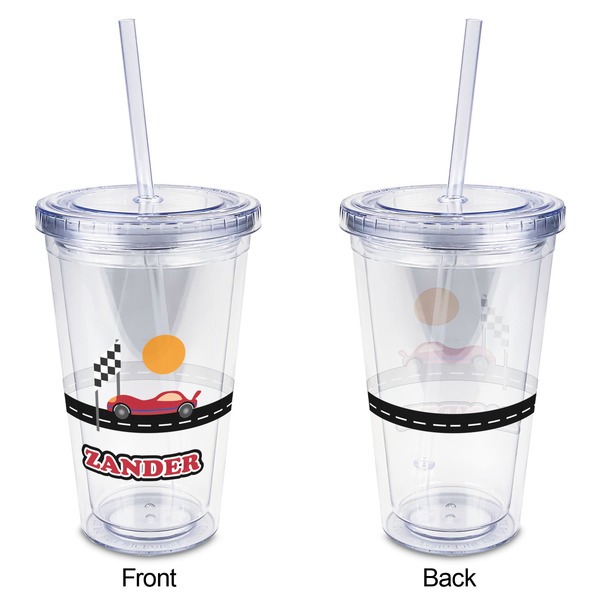 Race Car Acrylic Tumbler - Full Print - Approval