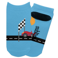 Race Car Adult Ankle Socks