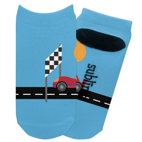 Custom Race Car Adult Ankle Socks