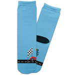 Race Car Adult Crew Socks (Personalized)
