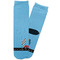 Race Car Adult Crew Socks - Single Pair - Front and Back