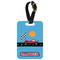 Race Car Aluminum Luggage Tag (Personalized)