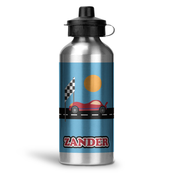 Custom Race Car Water Bottle - Aluminum - 20 oz (Personalized)