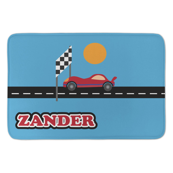 Custom Race Car Anti-Fatigue Kitchen Mat (Personalized)