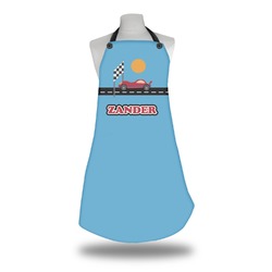 Race Car Apron w/ Name or Text