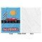 Race Car Baby Blanket (Single Side - Printed Front, White Back)