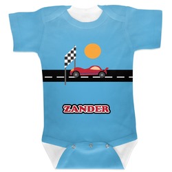 Race Car Baby Bodysuit 6-12 (Personalized)