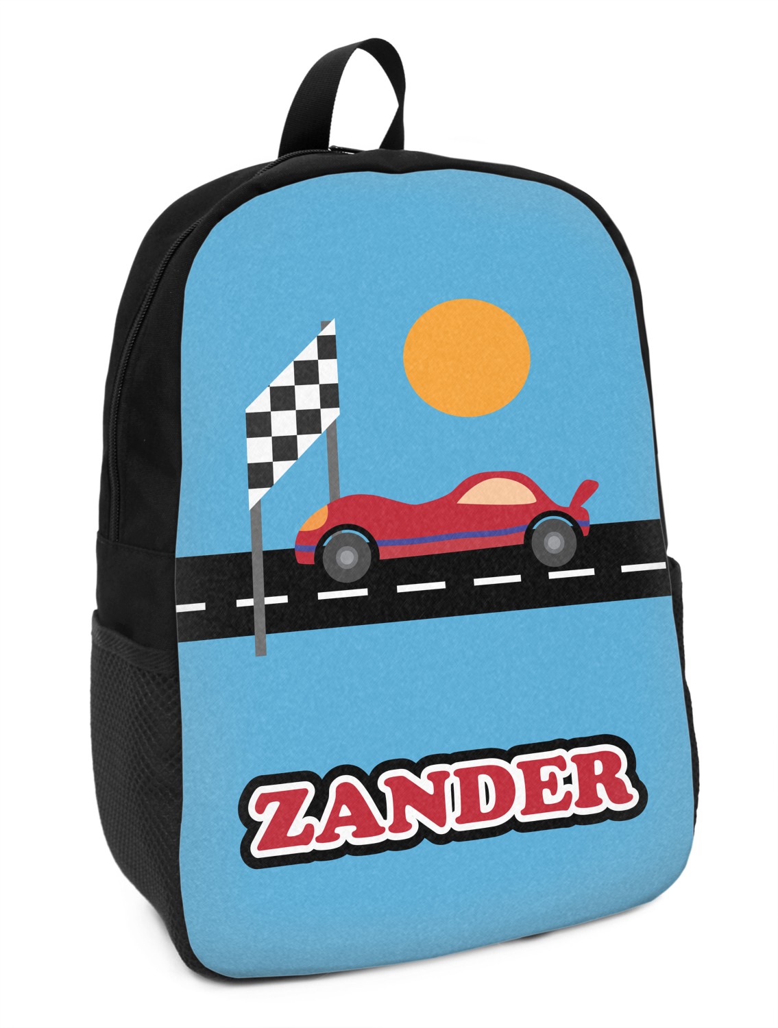 Race Car Kids Backpack (Personalized) YouCustomizeIt