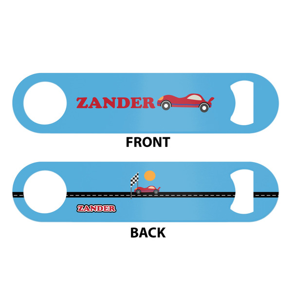 Race Car Bar Bottle Opener - White - Approval